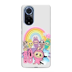 Чохол з Лабубу на Huawei Honor X7b (Фон Лабубу)