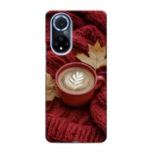 Чохол з принтом «Кава на ковдрі» для Huawei Honor X7b