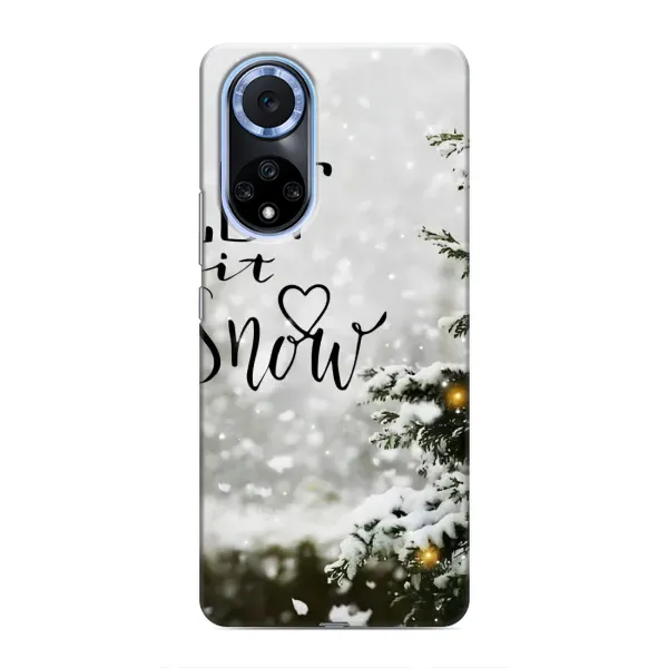 Чехол с принтом «Let it snow» для Huawei Honor X7b