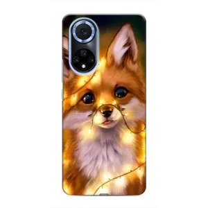 Чохли з картинкою Лисичка для Huawei Honor X7b (VPrint) (Лисичка в гірляндах)