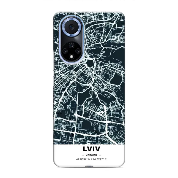 Чехол с принтом «Львов» для Huawei Honor X7b