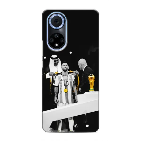 Чохол з принтом «Мессі коронований» для Huawei Honor X7b