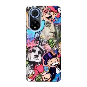 Чохли з крутими принтами для Huawei Honor X7b - (PREMIUMPrint) (Monopoly man)