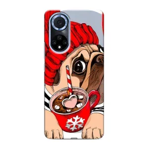 Чохли з собаками для Huawei Honor X7b (VPrint) (Песик в шапці)