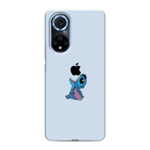 Чохол з принтом Стіч на Huawei Honor X7b (Stitch apple)