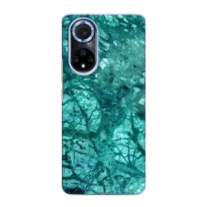 Мраморний чехол на Huawei Honor X7b (VPrint) (Зелений мрамор)