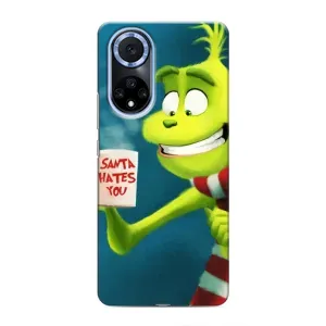 Різдвяні Чохли для Huawei Honor X7b (VPrint) (Зелений Грінч)