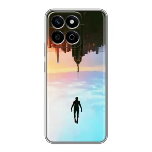 Чехол с человеком пауком для Huawei Honor X7c - (AlphaPrint)