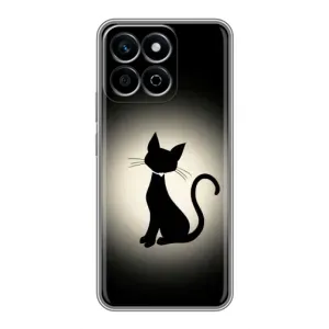Чехол с принтом для Huawei Honor X7c (AlphaPrint) Модные коты