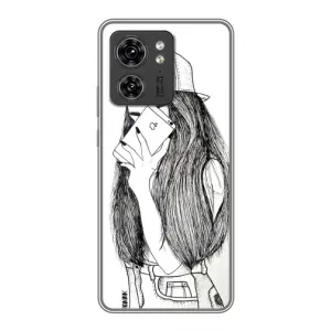 Чехол с печатью для Huawei Honor X8 5G - (Мода) (AlphaPrint) (Фото девочки)