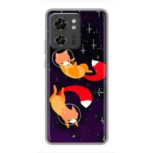 Чохли з картинкою Лисичка для Huawei Honor X8 5G (VPrint) (Лисички космонавти)
