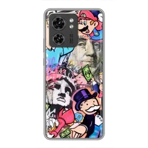 Чехлы с крутыми принтами для Huawei Honor X8 5G - (PREMIUMPrint) (Monopoly man)