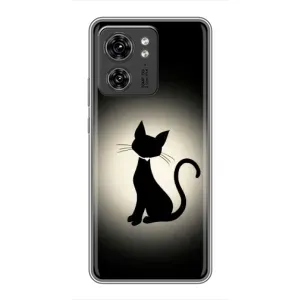 Чохол з принтом для Huawei Honor X8 5G (AlphaPrint) Модні коти (Силует котика)