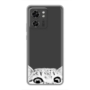 Чехол на Huilewei Honor X8 5G с Котами (VPrint) (Выглядывает кот)