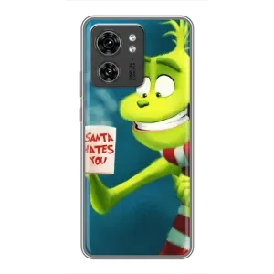 Рождественские Чехлы для Huawei Honor X8 5G (VPrint) (Зеленый Гринч)