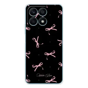 Чохол з бантиками на Huawei Honor Х8а (Банти на чорному)