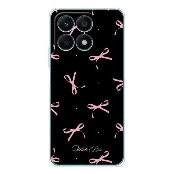 Чехол с принтом «Банты на черном» для Huawei Honor X8a Чехол с принтом «Банты на черном» для Huawei Honor X8a