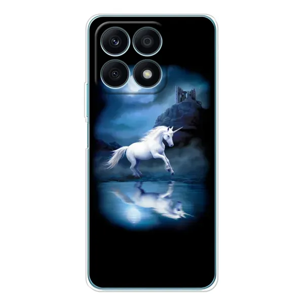 Чехол с принтом «Единорог» для Huawei Honor X8a