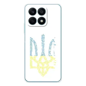 Чохли для Huawei Honor X8a Укр. Символіка (AlphaPrint) (Герб з букв)