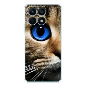 Чехлы с Котиками для Huawei Honor X8a (VPrint) (Глаз кота)