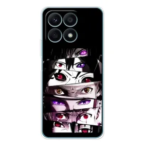 Чехлы Персонажи Аниме Наруто для Huawei Honor X8a (AlphaPrint) (Глаза Anime)