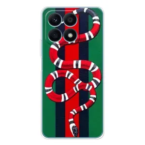Чехлы ГУЧЧИ для Хуавей Хонор х8а (AlphaPrint) (Gucci змия)