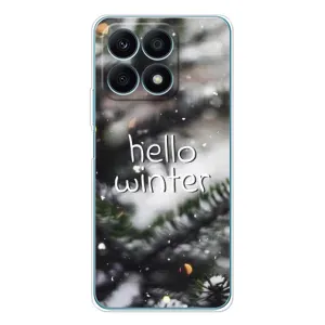 Новогодние, Праздничные Чехлы для Huawei Honor X8a - 2024 год (Hello winter)