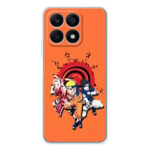 Naruto Anime Чехлы для Хуавей Хонор х8а (AlphaPrint) (команда Наруто)