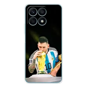 Чехлы для Huawei Honor X8a (Leo чемпион) (AlphaPrint) (Кубок Месси)