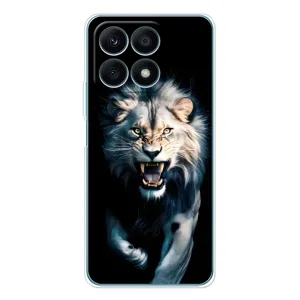 Чохол з картинкою 'Хижаки' для Huawei Honor X8a (Лев у темряві)