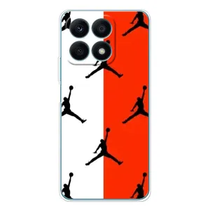 Чехлы для Huawei Honor X8a - с картинкой JORDAN (AlphaPrint) (Лого Джордан)