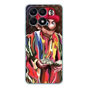 Брендновые Чехлы для Huawei Honor X8a - (PREMIUMPrint) (Mario LV)