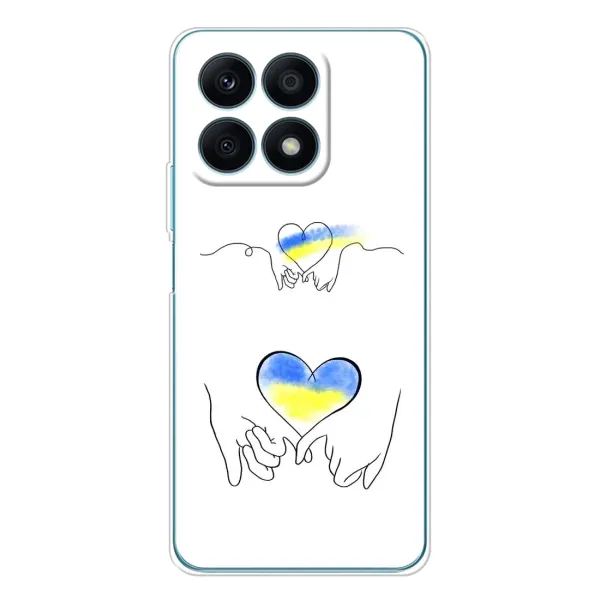 Чохол з принтом «Мир Україні» для Huawei Honor X8a
