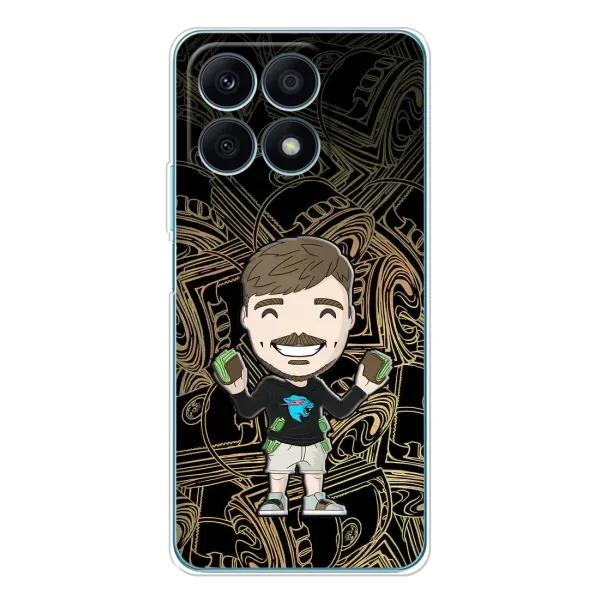 Чехол с принтом «Mister Beast» для Huawei Honor X8a