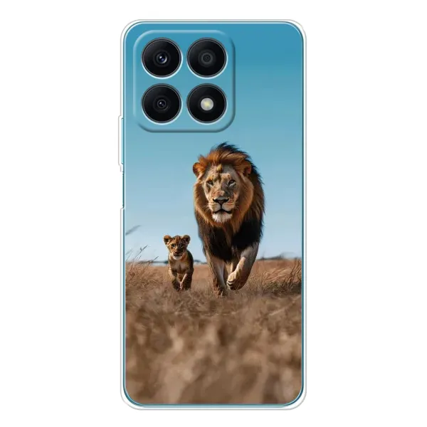 Чехол с принтом «Мусафа и Симба» для Huawei Honor X8a Чехол с принтом «Мусафа и Симба» для Huawei Honor X8a