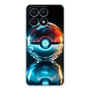Чехол с Пикачу на Huawei Honor X8a (Мяч Пикачу)
