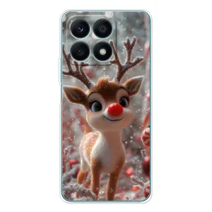 Яскравий чохол для Huawei Honor X8a з Зимові Оленята