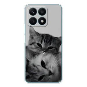 Чехол с рисунком кот на Huawei Honor X8a (Пара котов)