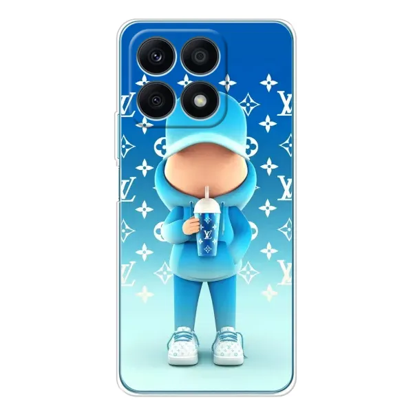 Чехол с принтом «Парень LV» для Huawei Honor X8a