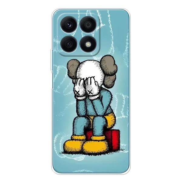 Чехол с принтом «Плач Bearbrick» для Huawei Honor X8a