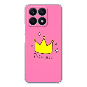 Чехол с картинкой (Стильные) для Хуавей Хонор х8а - (AlphaPrint) (Princess)