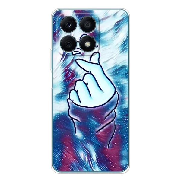 Чехол с принтом «Радужное сердце» для Huawei Honor X8a Чехол с принтом «Радужное сердце» для Huawei Honor X8a