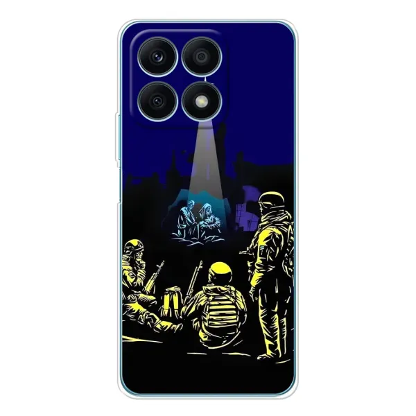 Чехол с принтом «Рождество в Украине» для Huawei Honor X8a Чехол с принтом «Рождество в Украине» для Huawei Honor X8a