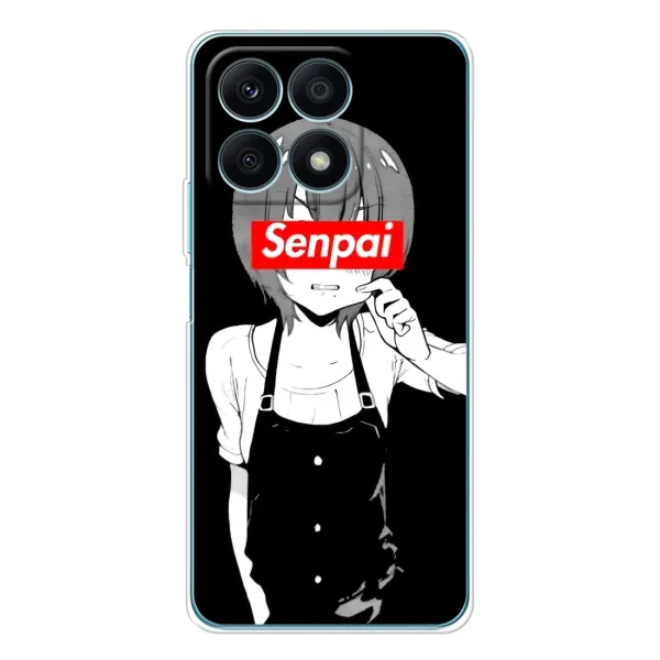 Чехол с принтом «Senpai» для Huawei Honor X8a