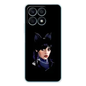 Чохли Венсдей на Huawei Honor X8a Уенсдей (AlphaPrint) (серйозна Венздей)