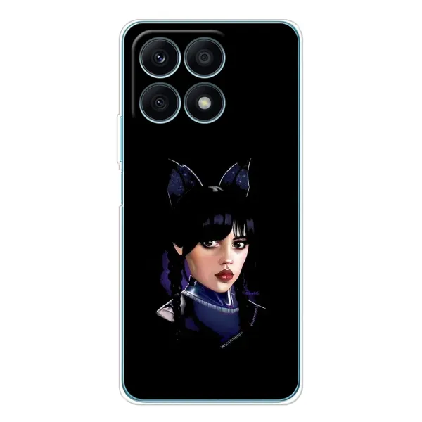 Чехол с принтом «серьезная Уэнздей» для Huawei Honor X8a