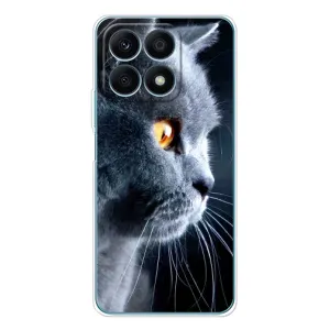 Чехлы с Котиками для Huawei Honor X8a (VPrint) (Серый Кот)