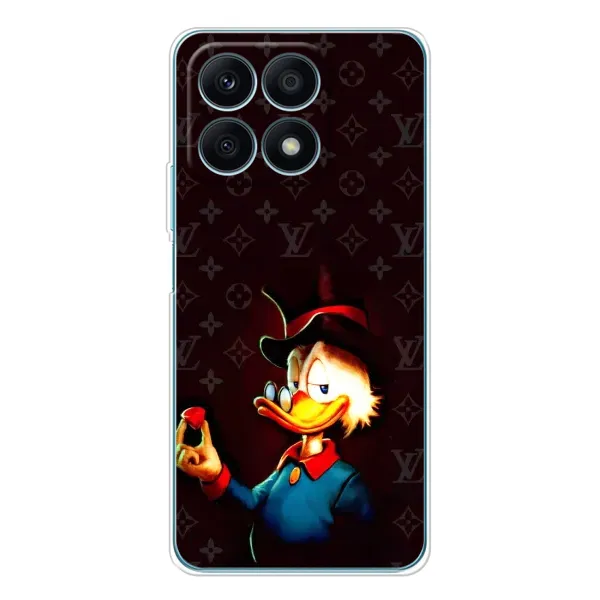 Чехол с принтом «Скрудж с бриллиантом» для Huawei Honor X8a
