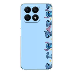 Чохол з принтом Стіч на Huawei Honor X8a (Стіч фон)