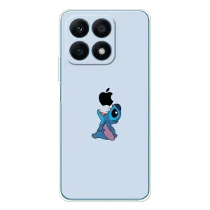 Чохол з принтом Стіч на Huawei Honor X8a (Stitch apple)